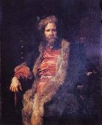 Portrait of the one armed painter Marten Rijckaert Anthony Van Dyck